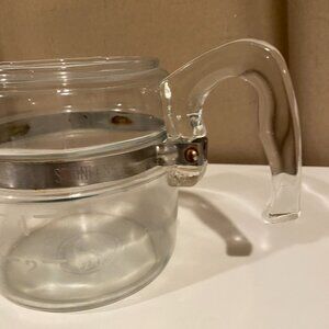 Vintage Pyrex Flameware Coffee & Tea Pot